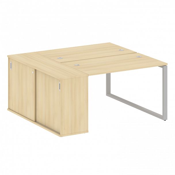 Рабочая станция "Metal System" БО.РС-СШК-1.2 акация/серый - Вид 1