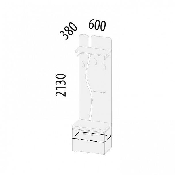 Прихожая "Ассоль" 5 - Вид 3