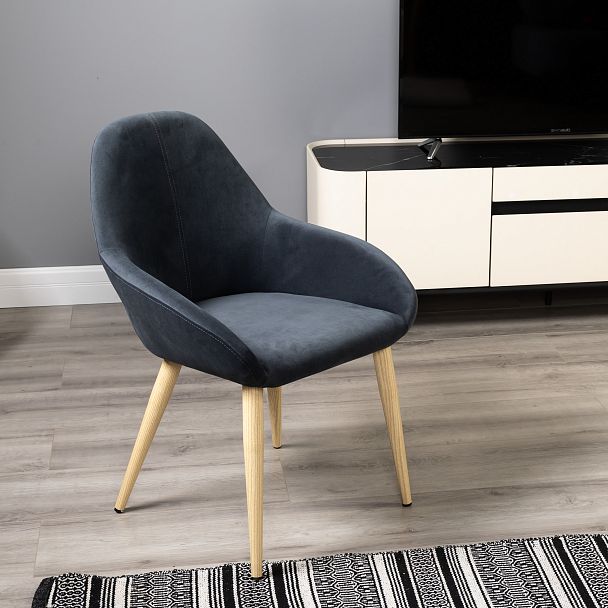 Кресло Kent Diag grey/нат.дуб - Вид 9