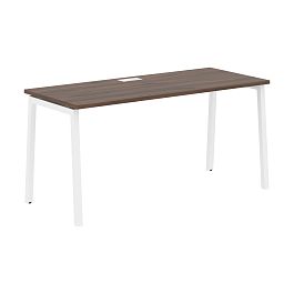 Стол прямой ELST 1567 Дуб Денвер тёмный/Белый 1560х670х750 EDIS - Фото предпросмотра