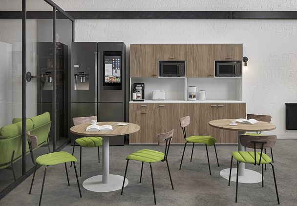 Стеллаж/Корпус шкафа среднего Sigma 800х400х1200 з.ст ЛДСП 16 мм  / цвет: дуб темный - Вид 10