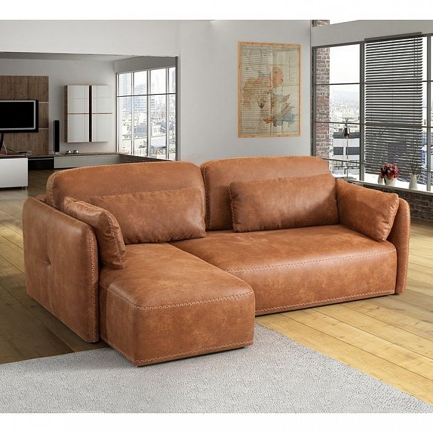 Диван "Шанхай Декор Compact" с оттоманкой - Вид 1