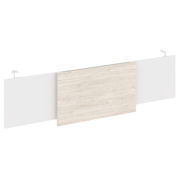 Onix Direct Lux Царга стола руководителя O.M-CSR-6 Белый бриллиант/Денвер светлый/Хром 1740*450*54 - Вид 1