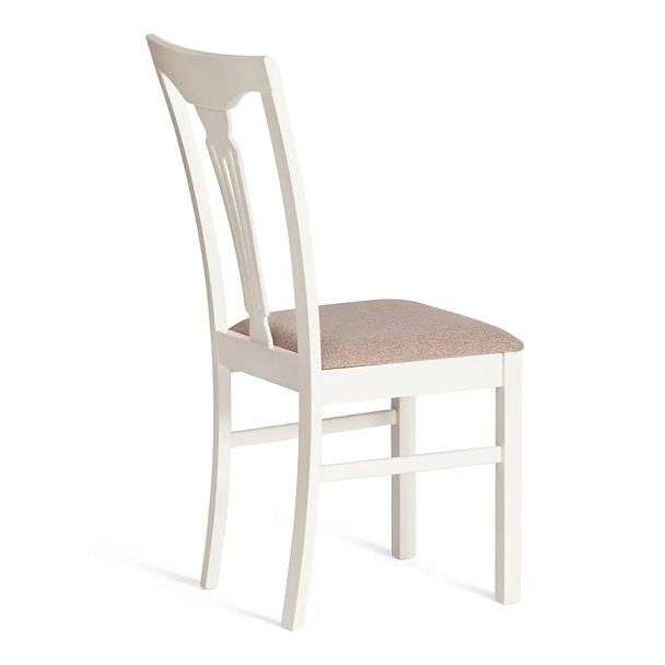 Стул Гермес/Hermes, дерево гевея, Ivory white, ткань серая (TM-164) - Вид 3