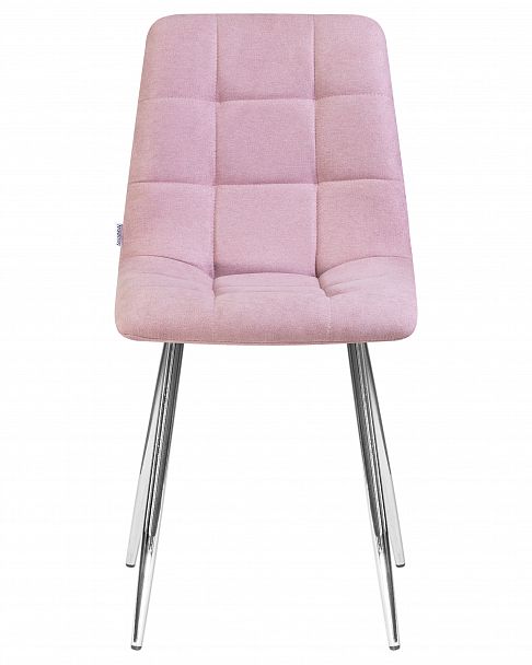 Стул обеденный DOBRIN ALEX (хром ножки, сиреневая ткань (UF860-04B)) - Вид 6