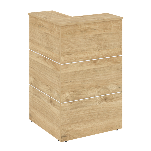 Модуль угловой высокий внешний "Onix" О.R-MU.VNE тиквуд светлый - Вид 1