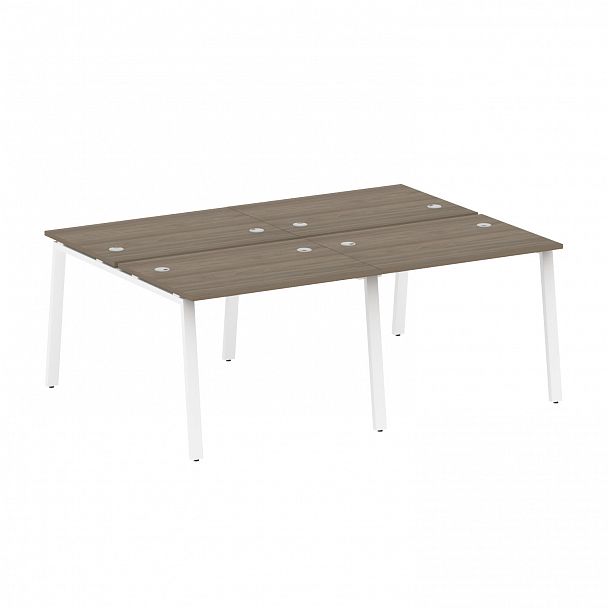 Рабочая станция "Metal System" БА.СМ-4.1 вяз/белый - Вид 1