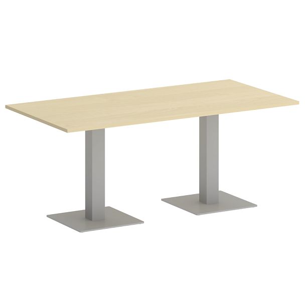 Home Office Стол прямоугольный VR.SP-5-180.2 Клён/Серый металл 1800*900*750 - Вид 1