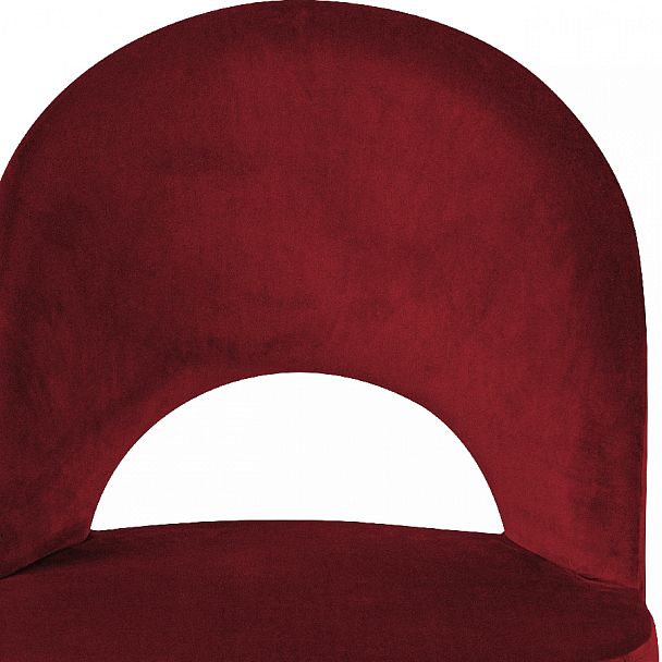 Стул кухонный Рэди бордовый велюр/белый - Вид 7