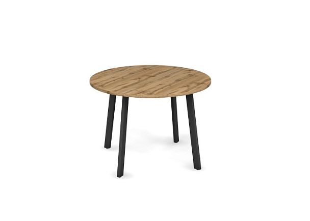 MATRIX 121S500 Стол переговорный 1100х1100х775 Дуб Крафт Золотой/Темно-серый - Вид 1