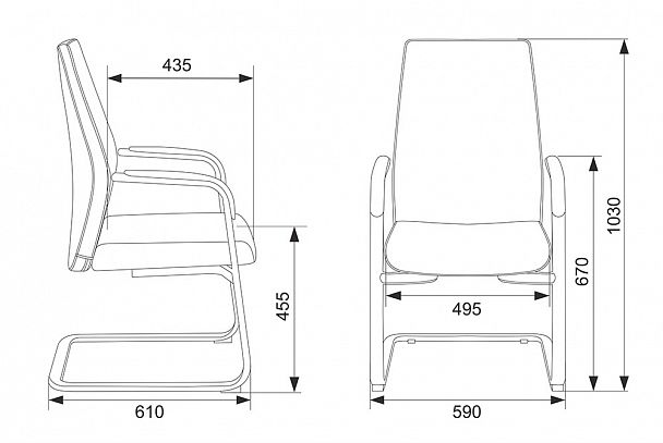 Кресло JONS-LOW-V бежевый - Вид 5