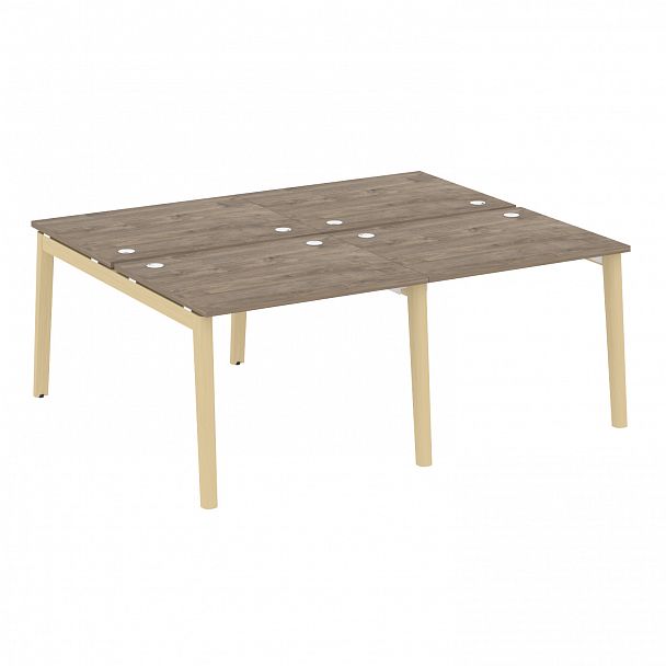 Рабочая станция "Onix wood" OW.D.RS-4.1.8 тиквуд темный/дуб светлый - Вид 1