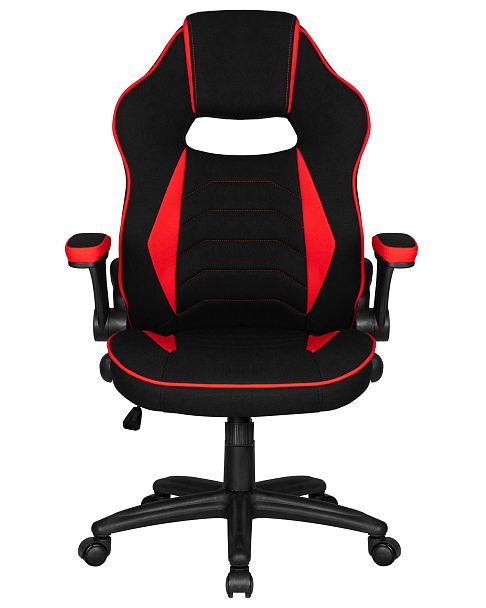 Кресло игровое DOBRIN RICK (черно-красная ткань) - Вид 6