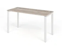 TANDEM RTD063-MK-140-MA Стол прямой на металлокаркасе ун-й 1400х600х750 Дуб Маувелла/Белый - Фото предпросмотра