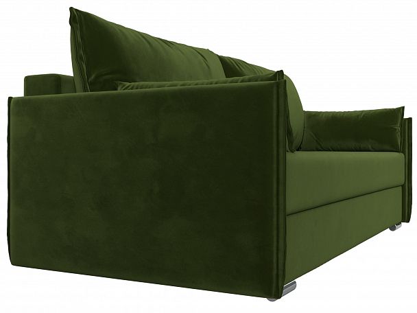 Диван угловой Сайгон (полностью микровельвет зеленый) - Вид 5