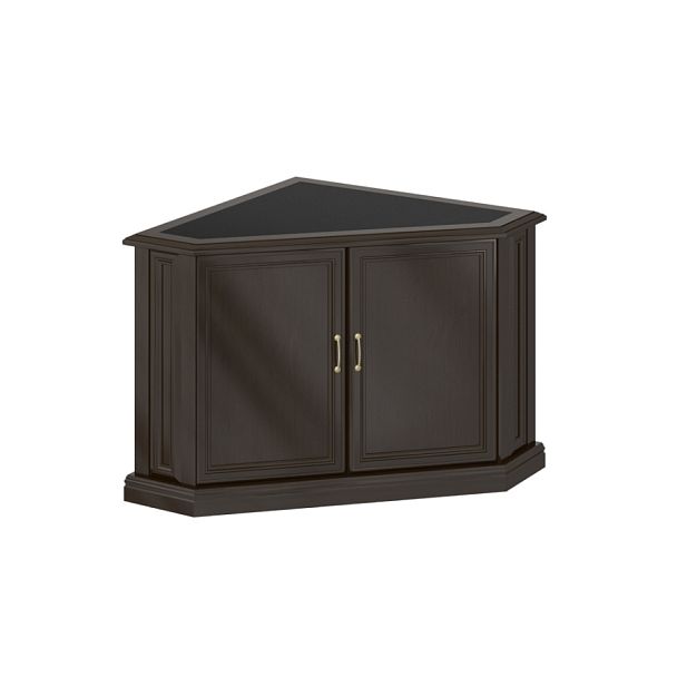 Тумба угловая "Версаль"  ПК-ВР-ТМ90Х90/1-В1-981 темный орех - Вид 1