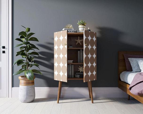 Комод на высоких ножках Berber 17 принт арт BB09/Print_17 - Вид 2