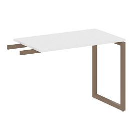 Metal System Quattro Приставной элемент на О-образном м/к 40БО.ПР-3 Белый/Мокко металл 1000*600*750 - Фото предпросмотра