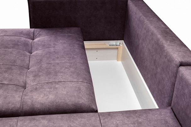 Мягкий угол "Чилетти" фиолетовый - Вид 5