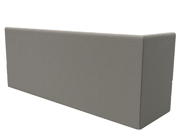 Диван кухонный Бриз с углом слева Рогожка бежевый - Вид 6