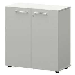 Шкаф низкий закрытый СМШ28F(Б) Белый 792x380x811 Кортез - Фото предпросмотра