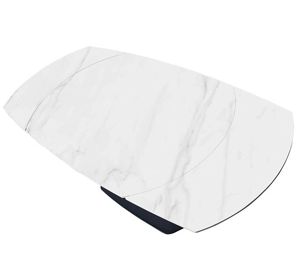 Стол раскладной  Sheffilton SHT-T75 белый мрамор/черный - Вид 5