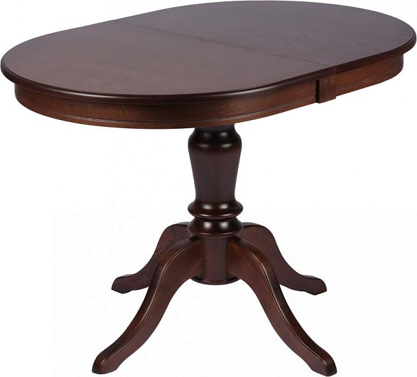 Стол деревянный раздвижной Анфея 110(150)х75х76 Темный орех - Вид 1