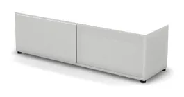 EUROPE/ЕВРОПА RE195-160х46 Шкаф-купе 1 уровень 1600x467x469 Белый - Фото предпросмотра