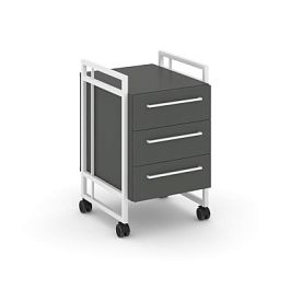 Rift Direct Тумба мобильная RF.TMR-001 Антрацит/Металл Белый 424*500*680 - Фото предпросмотра