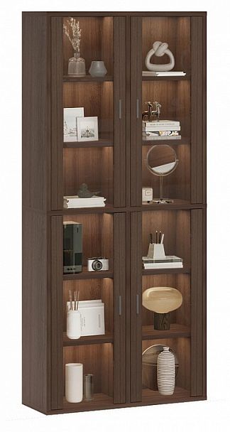 Шкаф-витрина Домино СУ(ш2в2)+4ФС Шамони - Вид 2