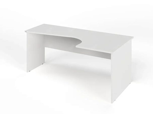 ЛАЙТ / LIGHT RLG005-18x11R Угловой стол 180x110x75 Белый - Вид 1