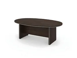 БЕРЛИН / BERLIN Конференц-стол составной 2160х1300х740 Венге/Серый - Фото предпросмотра