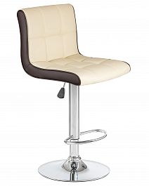 Стул барный DOBRIN CANDY (кремово-коричневый) - Фото предпросмотра