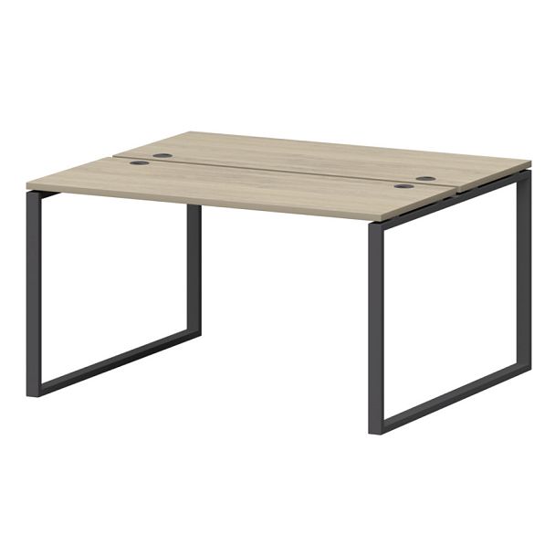 Бенч двойной на металлокаркасе СМС2-О-18К.120.Пр25 Кронберг/Антрацит 1800x1236x750 Смарт - Вид 1