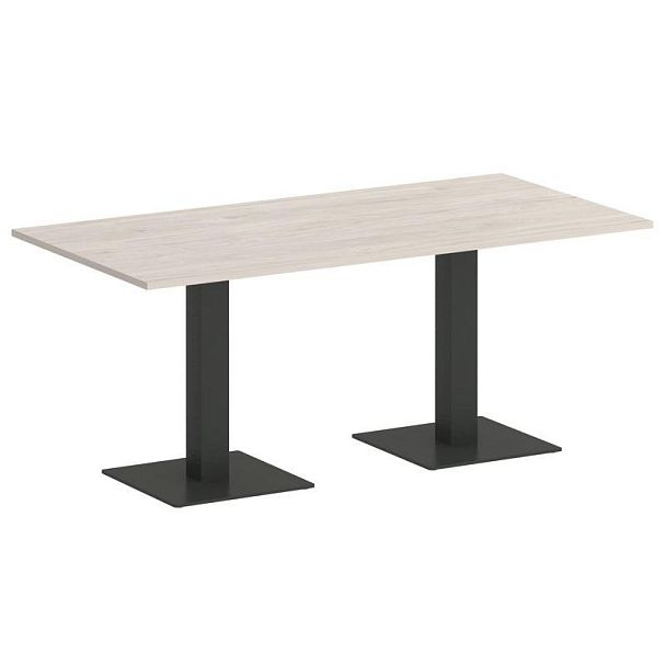 Оникс Директ Стол прямоугольный O.SPRG-4 Денвер Светлый/Металл Антрацит 1800*900*750 - Вид 1