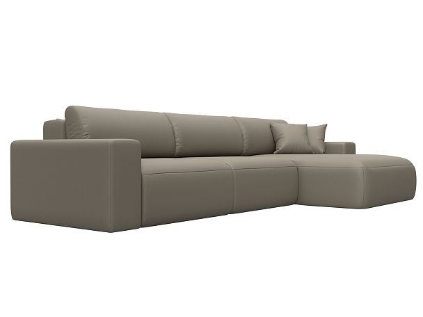 Диван угловой Лига-036 НПБ Классик Лонг правый угол Экокожа бежевый - Вид 3