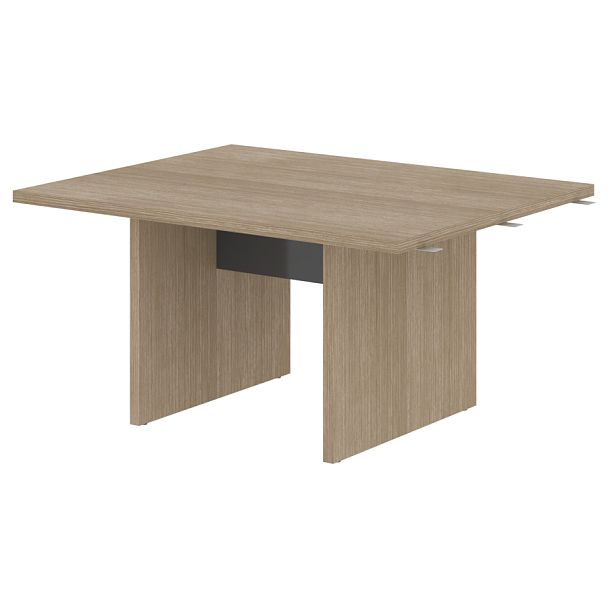 Стол переговорный 1500 составной СП-064-25-20 Дуб Натуральный/Серый глянец 1500х1200х750 KANON - Вид 1