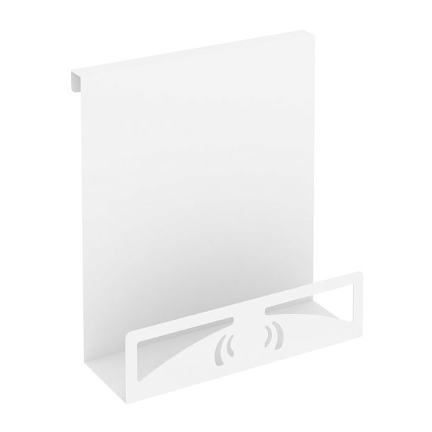 Навесной лоток для бумаг вертикальный узкий MAN-22 Белый металл 230*100*250 - Вид 1