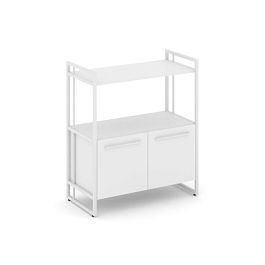 Rift Шкаф 2 ниши широкий RF.SS-22 Белый Бриллиант/Металл Белый 798*396*924 - Фото предпросмотра