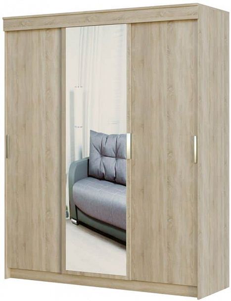 Шкаф-купе "Оптима" 180 (зеркало) - Вид 5