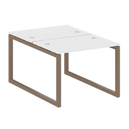 Metal System Quattro Р. ст. на О-образном м/к 50БО.РАС-СП-2.1 Белый/Мокко металл 1000*1475*750 - Фото предпросмотра