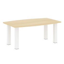 Yalta Стол переговорный LT.SP-3 Акация/Белые опоры 1800*1100*750 - Фото предпросмотра