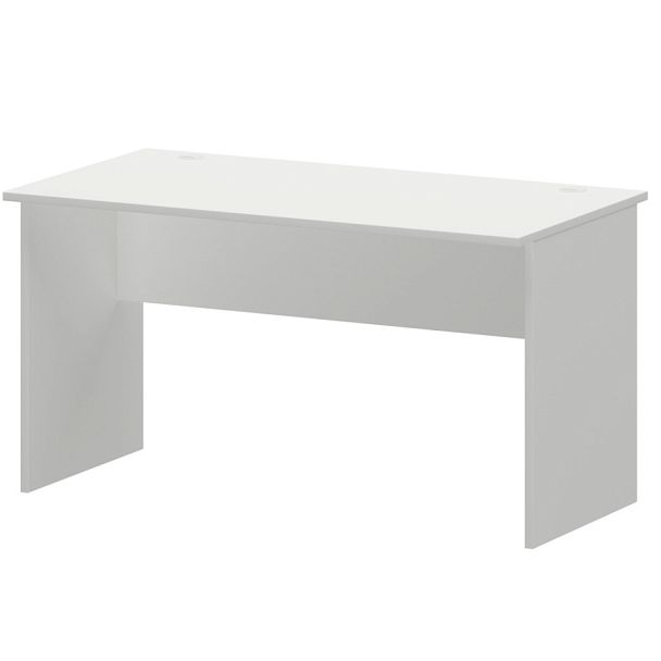 Стол с левым и правым кабель каналом А-003.К Белый 1400x730x760 Арго - Вид 1