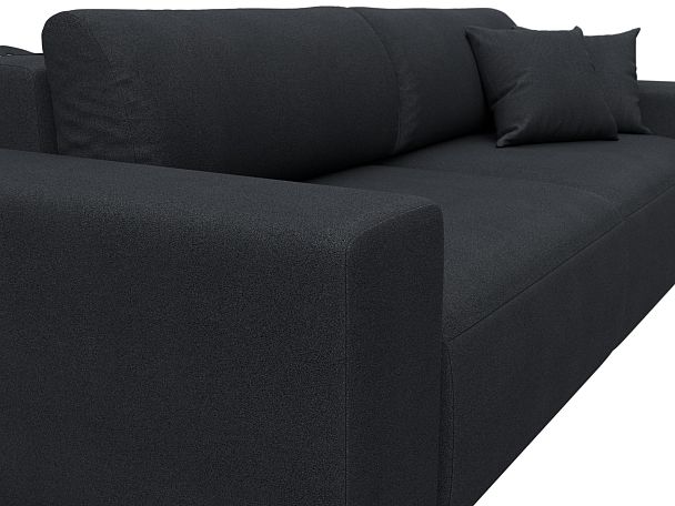 Диван прямой Лига-036 НПБ Классик Искусственная замша серый - Вид 3