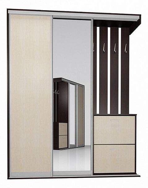 Стенка для прихожей Мебелайн-13 - Вид 1