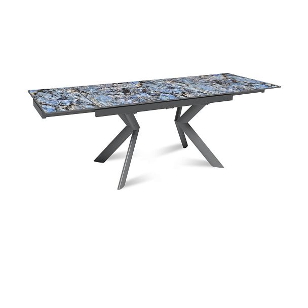 Стол раскладной Bridge (140+40+40), керамика глянцевая Lemurian Blue - Вид 4