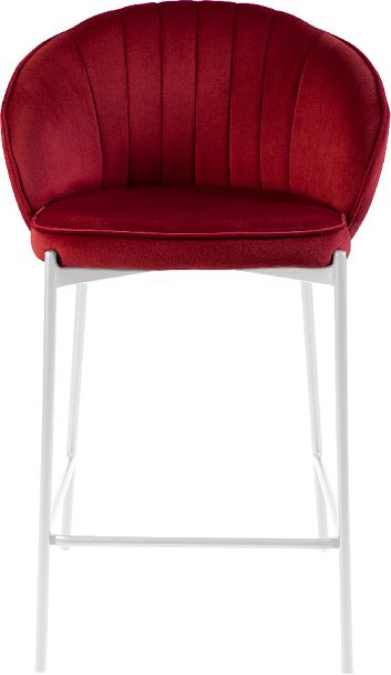 Комплект полубарных стульев Миэль бордовый/белый, 4 шт. - Вид 2