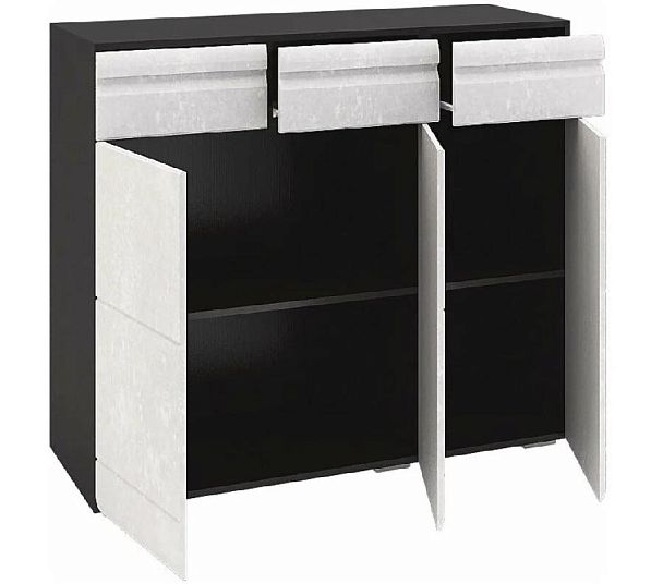 мс для гостиной Бруклин КМ-01 венге/бетон белый - Вид 2