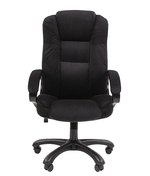 Кресло CHAIRMAN HOME 600, ткань велюр, черный - Вид 2