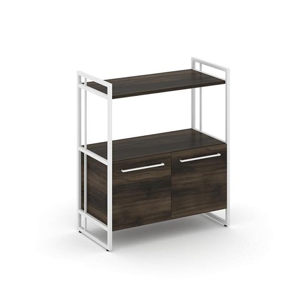 Rift Шкаф 2 ниши широкий RF.SS-22 Дуб Мали/Металл Белый 798*396*924 - Вид 1